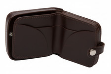 Leather square tray purse - square,