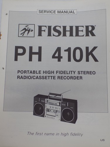 Fisher 410k portable stereo - portable,