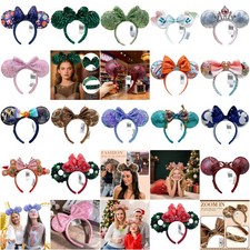88 Styles Hot Minnie Ears Disney- Parks NEW Mickey Mouse Headband Christmas Gift