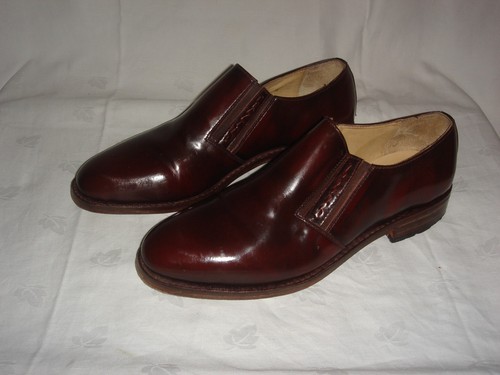 Gents brown handmade slip - brown,