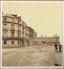 Kimberley terrace, Great Yarmouth, Norfolk. Original 1870s albumen photograph