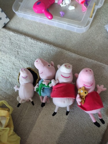 Peppa pig plush - pig, bundle