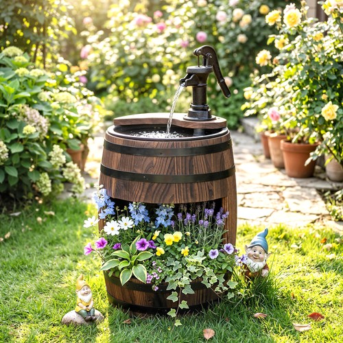 Tiers outdoor wooden - 2, water