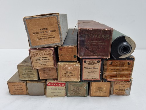 Pianola music rolls - pianola,