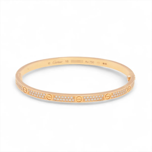 Cartier love pavé diamond - sm,