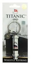 Titanic 1912 Whistle Keyring Metal Reproduction White Star Line Collector's Gift