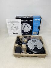 Tevion Portable CD / MP3 Player CDM31D w/ Box & Accessories - Tested  & Working