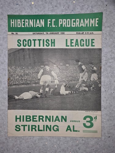 1950 hibernian stirling - fc, v