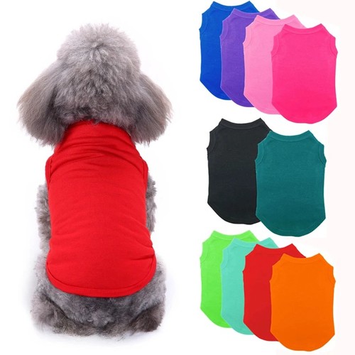 Plain cotton cat dog - plain, clothes