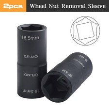 For Ford Wheel Nut Cap Removal Impact Socket Tool 18.5 & 19.5mm / 20.5 & 21.5mm