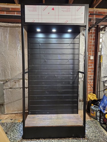 Tall black metal shop - tall,