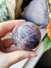 Large Amethyst Crystal Sphere 210g Gemstones Home Decor Gift Witchy