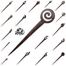 HAIR STICK PIN GRIP WOODEN