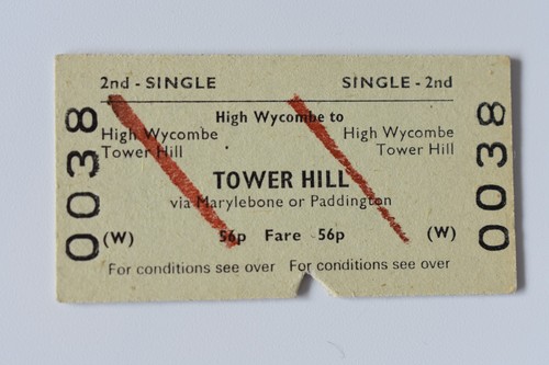 British railway ticket high - railway,