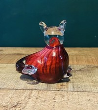 Mtarfa Hand Blown Cranberry