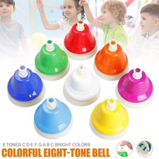 8 Note Colorful Hand Bells