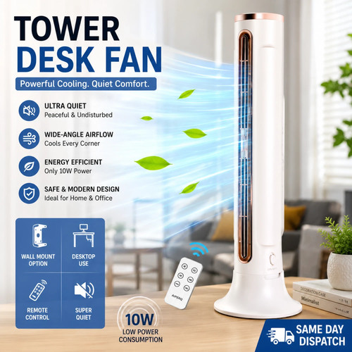 Tower fan speed quiet - fan, 3