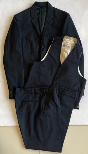 Vtg 1960s mens grey flannel - 1960s,