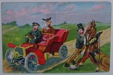 Comic Veteran Car Scaring a