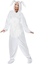 Adult white rabbit - white, costume