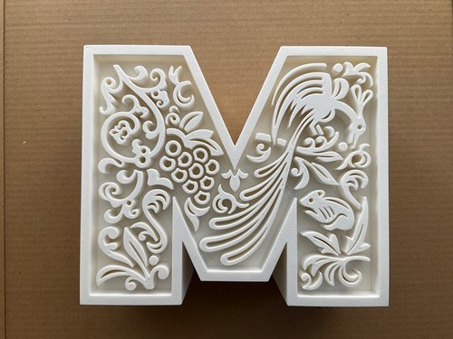 Letterform printed - letterform,