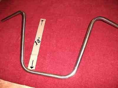Ape hanger handlebars high - hanger, 18"