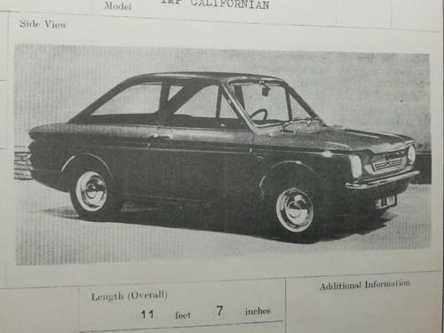Hillman imp californian 1967 - imp,