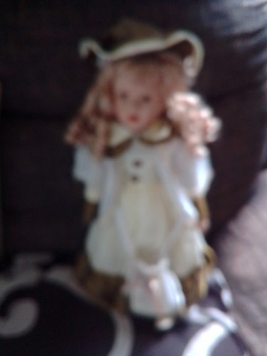 Vintage porcelain doll - porcelain,