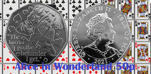 Isle man coin 50p pence - isle,