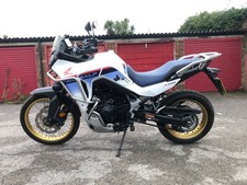 Honda Transalp xl750 2 Key History Michelin Crash Bar Sump Guard LED Fog Light