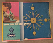 Vintage TASCO Junior 300X Microscope #991 50x 100x 300x – Boxed Kit, Complete