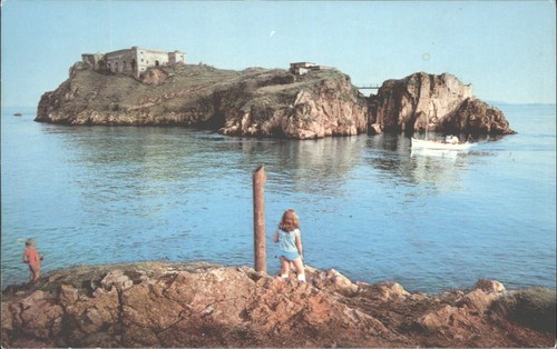Vintage tenby caldey island - tenby,,