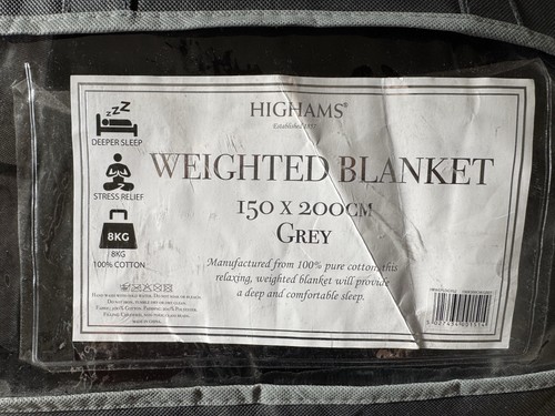 Highams weighted blanket 8kg - highams,