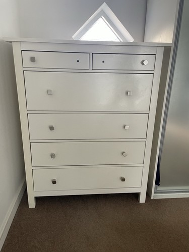 Ikea chest drawers - of, white