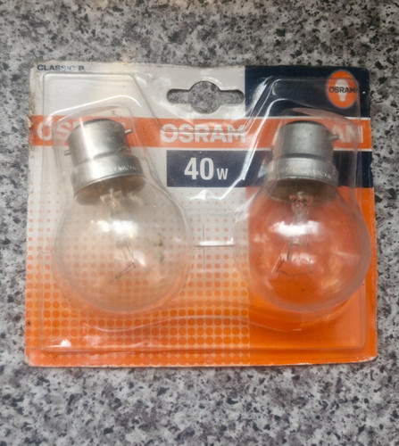 Osram classic 40w clear - p,