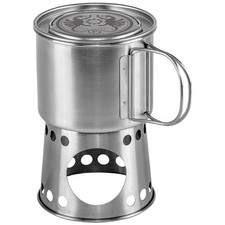 Petromax Stove Cup Camping Picnic Hiking Outdoor Army Brushed Stainless