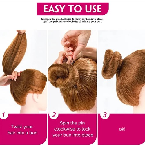 Hair pins for bun - for,