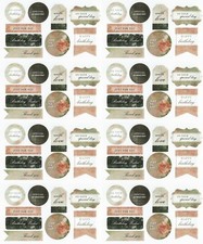 Craftwork Cards Die Cut - Sentiment Toppers 9 per Sheets 8 Sheets in Total New