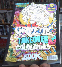 Graffiti Takeover - Colouring Book 9781911703358 - Free Delivery UK NEW