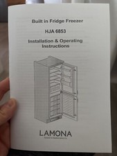 Howdens lamona integrated fridge freezer
