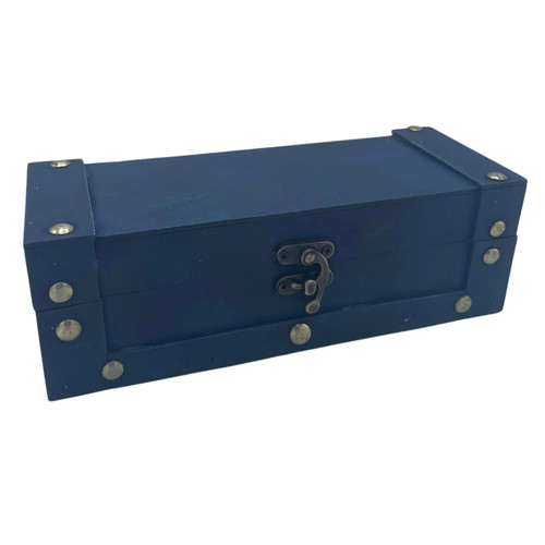 Long tea chest - long, teal