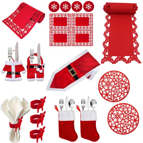 Christmas tableware place - tableware,
