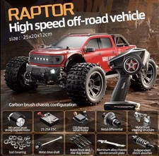 1:18 Brushed RC Truck, 4WD