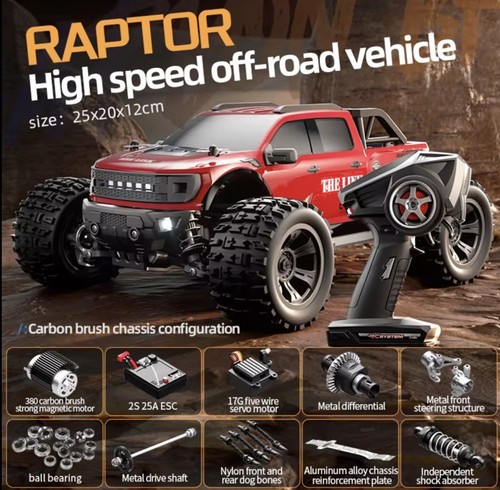 Brushed truck 4wd - 1:18,