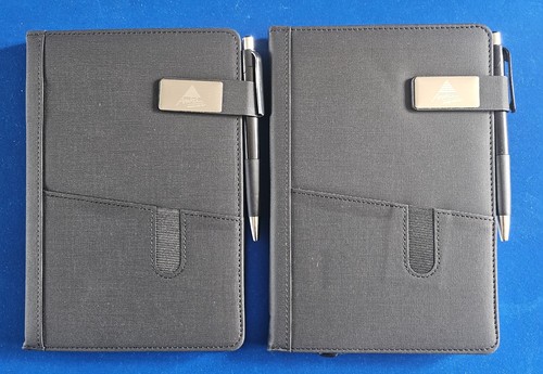 Two lined pages - two,