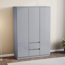 Modern Wooden Wardrobe High