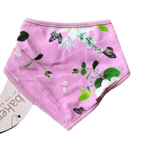 Ted baker pink floral bib - bib, bnwt
