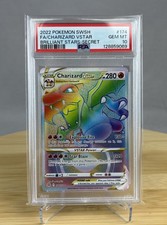 Charizard Vstar 174/172 PSA 10  Brilliant Stars Rainbow Rare Holo Secret Rare