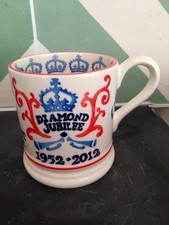 Emma Bridgewater mug Diamond Jubilee Queen Elizabeth II 1/2 pint 1st