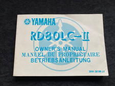 Original Owners Manual Yamaha